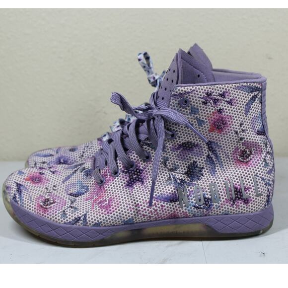 NOBULL Shoes - Nobull Floral High Top Trainers, Bouquet, Womens 10 Mens 8.5